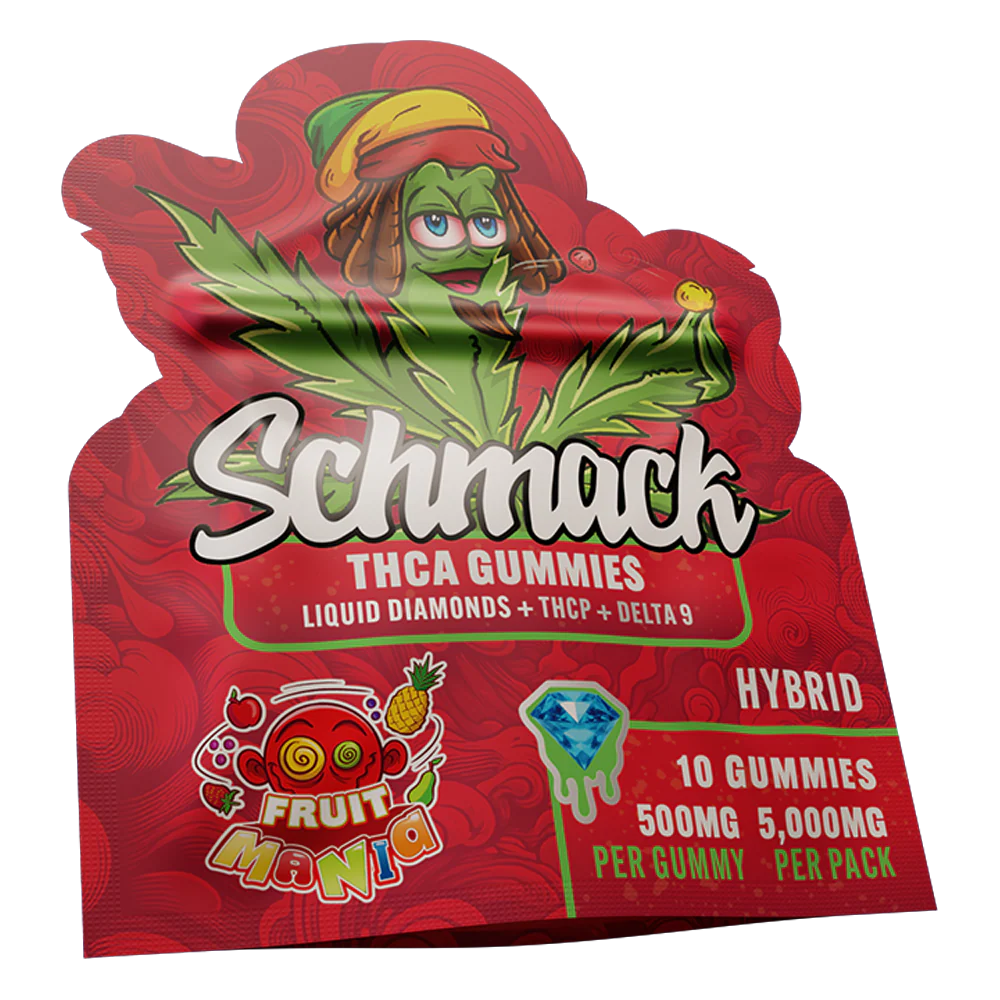 Schmack THCA Liquid Diamonds Gummies | (10ct) 5000mg