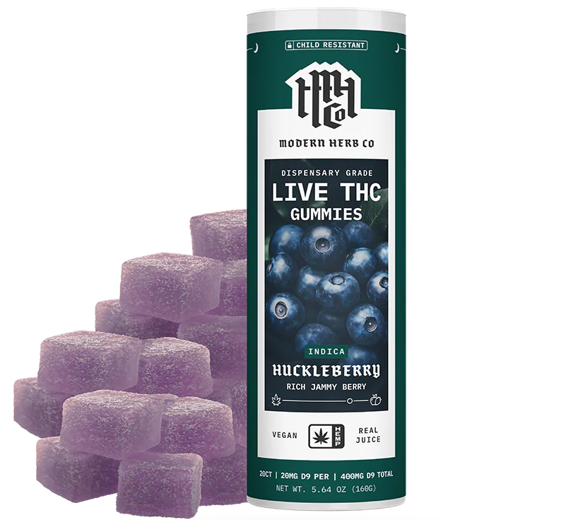 Modern Herb: Live Resin D9 THC Gummies
