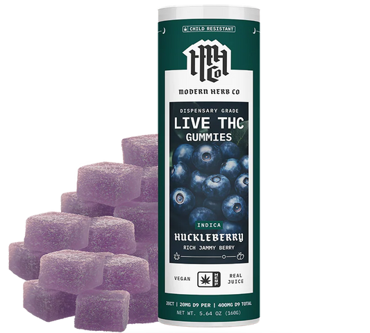 Modern Herb: Live Resin D9 THC Gummies