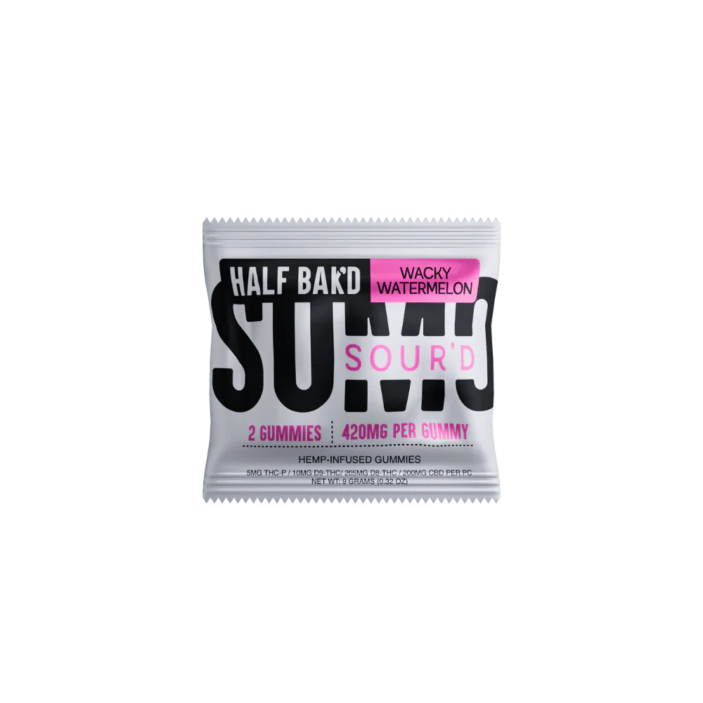 Half Bak’d Sumo Sour’d Gummies | 420mg (2ct)